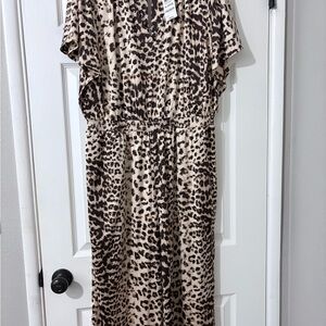 Leopard Print Jumpsuit
